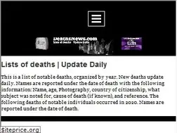 Sites similar to deathsnews.com