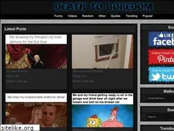 Sites similar to deathtoboredom.com