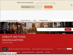 Sites similar to debate-motions.info