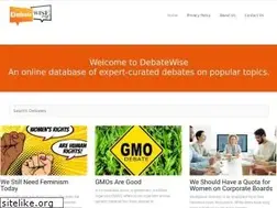 Sites similar to debatewise.org