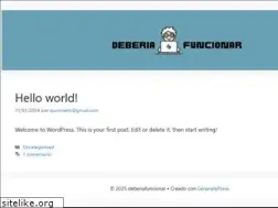 Sites similar to deberiafuncionar.com