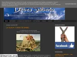 Sites similar to debesaberlo.blogspot.com