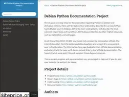 Sites similar to debian-python.readthedocs.io