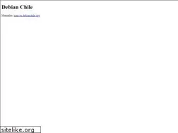 Sites similar to debianchile.org