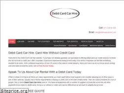 Sites similar to debitcardcarhire.com