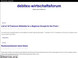 Sites similar to debitex-wirtschaftsforum.de