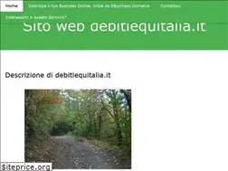 Sites similar to debitiequitalia.it