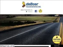Sites similar to deboertrans.com