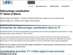 Sites similar to debouchage-canalisation-77.fr