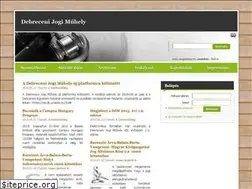 Sites similar to debrecenijogimuhely.hu