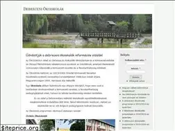 Sites similar to debreceniokoiskolak.hu