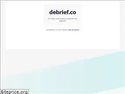 Sites similar to debrief.co