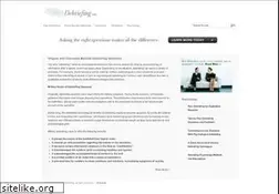 Sites similar to debriefing.com