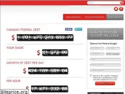 Sites similar to debtclock.ca