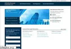 Sites similar to debtsettlementlawyers.com