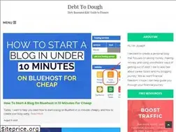 Sites similar to debttodough.com