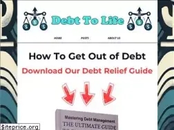 Sites similar to debttolife.com