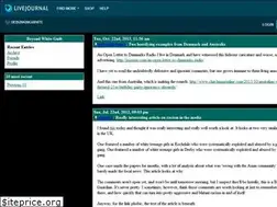 Sites similar to debunkingwhite.livejournal.com