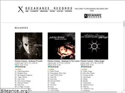 Sites similar to decadancerecords.eu