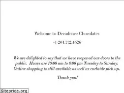 Sites similar to decadencechocolates.ca