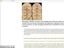 Sites similar to decalogosliterarios.blogspot.com