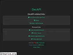 Sites similar to decapi.me