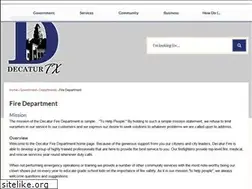 Sites similar to decaturfd.com
