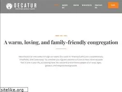 Sites similar to decatursdachurch.org