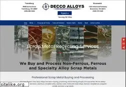 Sites similar to deccoalloys.com