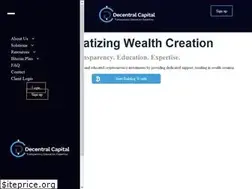 Sites similar to decentralcapital.ca