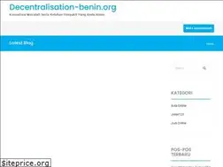 Sites similar to decentralisation-benin.org