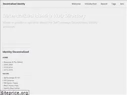 Sites similar to decentralized-id.com