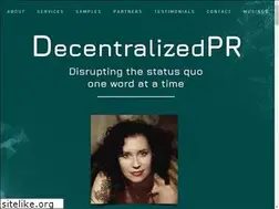 Sites similar to decentralizedpr.com