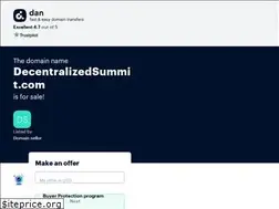 Sites similar to decentralizedsummit.com