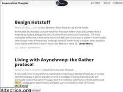 Sites similar to decentralizedthoughts.github.io
