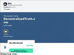 Sites similar to decentralizedtruth.com