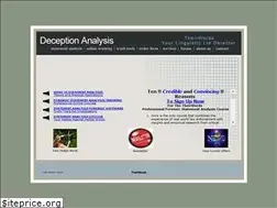 Sites similar to deceptionanalysis.com