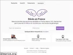 Sites similar to deces-en-france.fr