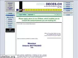 Sites similar to deces.ch