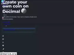 Sites similar to decimalchain.com