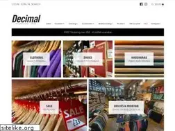 Sites similar to decimalstore.com