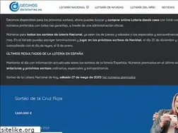 Sites similar to decimosdeloterias.es