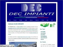 Sites similar to decimpianti.com