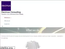 Sites similar to decimus.com