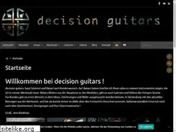 Sites similar to decision-guitars.de