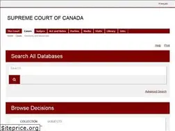 Sites similar to decisions.scc-csc.ca