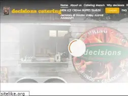 Sites similar to decisionscatering.com