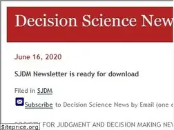 Sites similar to decisionsciencenews.com