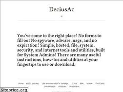 Sites similar to deciusac.com