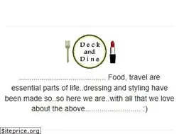 Sites similar to deckanddine.com